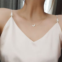 [พร้อมส่งจากไทย]⚡FREE SHIP+LOCAL SELLER⚡Super Fairy Zircon Moon สร้อยคอ ~ Ins พิเศษ-สนใจการออกแบบ Super Flash Crescent Fritillary Light หรูหรา Clavicle Chain 2022ผู้หญิงอินเทรนด์