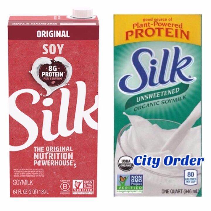SILK Soymilk Original.and Unsweetened Flavor 946ml Lazada PH