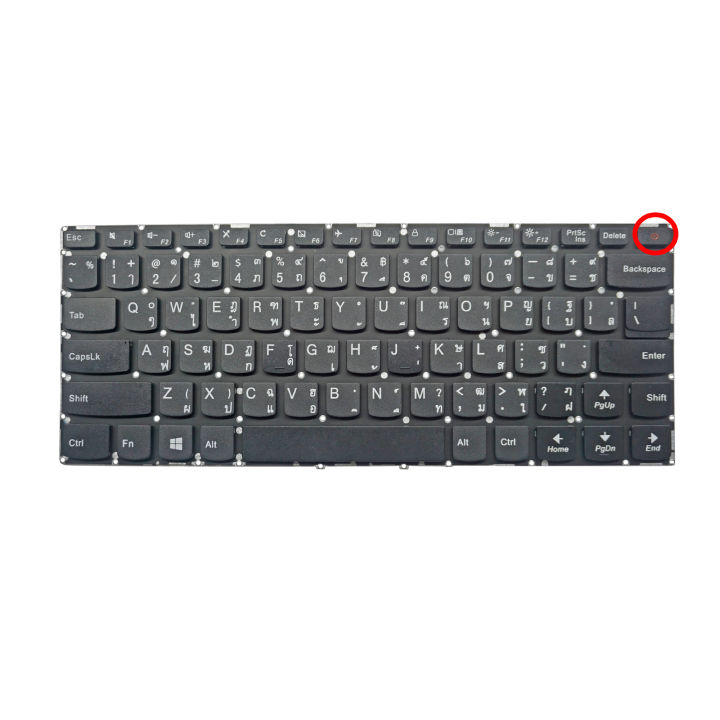 คีย์บอร์ด-เลอโนโว-lenovo-keyboard-ไทย-อังกฤษ-ideapad-110-14ibr-110-14isk-110-14ast