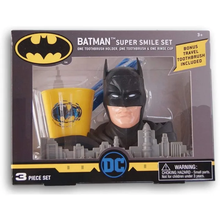 Batman Super Smile Set - Toothbrush Holder Toothbrush Rinse Cup toothbrush  electric toothbrush bluetooth toothbrush ♨▻ | Lazada PH
