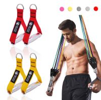 Fitness Metal Gym Handles with D Ring Deavy Duty Aluminum Alloy Non-slip Grip for Cable Machine Resistance Bands Accessories