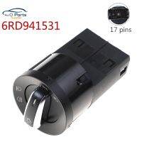 New 6RD941531 Chrome Headlight Fog Lamp Switch For AUDI A4 8E B6 TT 8N Transporter T5 VW Polo 6R Jetta IV VI 6