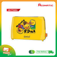 Aconatic เครื่องปิ้งขนมปัง แบบ 2 แผ่น ลาย B-Duck รุ่น AN-TT6001 (รับประกัน 1 ปี)