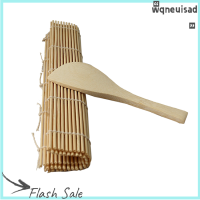 เครื่องม้วนซูชิคลังสินค้าพร้อมพรม DIY โรลเลอร์ไม้ไผ่ม้วนซูชิและพายข้าว