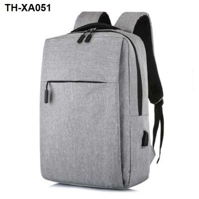 bag charging backpack 14 inches 15.6 -inch large capacity waterproof wear-resistant men and women