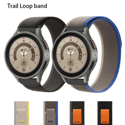 Trail Loop สำหรับ Samsung Galaxy Watch 5 Pro/ 4 Classic/Active 2/3/สายรัดเกียร์ S3กำไลข้อมือนาฬิกา Huawei GT 2/2e/3 Pro 20Mm/22Mm