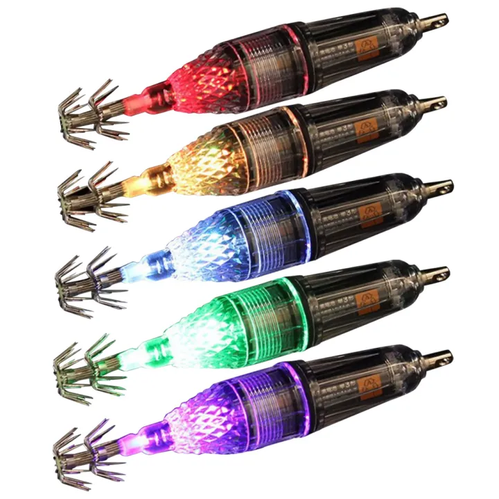 HOSPORT Underwater LED Fish Attracting Indicator Lure Bait Squid Lure
