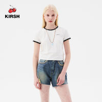 [KIRSH] เสื้อยืดสลิมเทปลูกไม้เชอร์รี่ | 23SS | เกาหลี | เสื้อยืดสตรี | ลำลอง | เสื้อยืดประจำวัน | เสื้อผู้หญิง | เสื้อยืดแขนสั้นเกาหลี | แบรนด์เกาหลี | สไตล์เกาหลี | เสื้อยืดผู้หญิงขนาดใหญ่ | ผูกเสื้อยืดสีย้อมผู้หญิง | ผู้หญิงเกาหลี