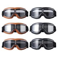 ﹊◈ Retro รถจักรยานยนต์ Goggles แว่นตา Vintage Moto Classic Goggles สำหรับกีฬากลางแจ้ง LX0E