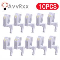 10PCS Inner Hinge LED Sensor Light Closet Wardrobe Night Lights For Kitchen Bedroom Living room Cabinet Cupboard Wardrobe Night Lights