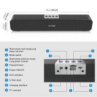 ลำโพงพกพาสำหรับใช้นอกอาคารลำโพงงานปาร์ตี้ชาร์จด้วย USB อเนกประสงค์น้ำหนักเบาบ้านสำหรับกิจกรรมกลางแจ้งตั้งแคมป์คุณภาพสูงงานปาร์ตี้ทนทาน