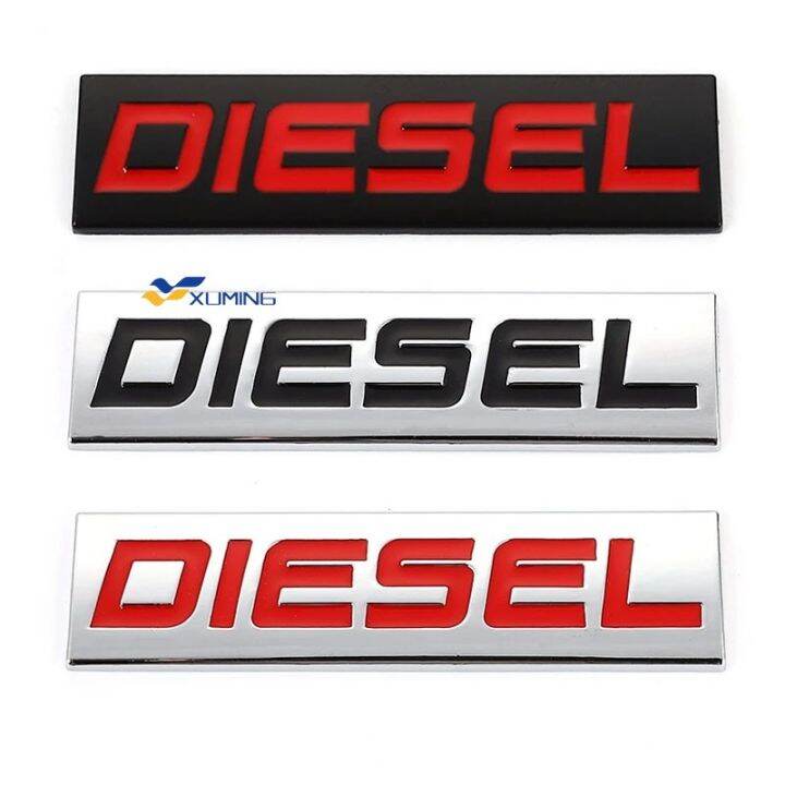 Car Sticker Diesel Logo Emblem Badge 3D Metal Car Decals | Lazada