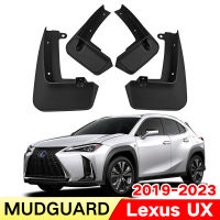 Mud Flaps สำหรับ Lexus UX UX200 UX250h HYBRID 2019-2023 2022 Splash Guards Fender MudFlaps ด้านหน้าด้านหลัง Mudguards รถอุปกรณ์เสริม