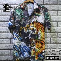 Dr.Street​  เสื้อเชิ๊ตฮาวาย เสื้อเชิ๊ตวินเทจ เสื้อแนววินเทจ ทรง Oversize