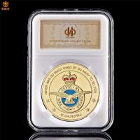 Euro Luxembourg Royal Air Force Retired Medal Of Honor Gold Plated Token Challenge Collectibles Coins W/PCCB Holder