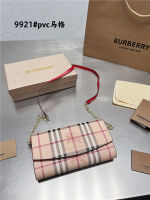 BurberyS กระเป๋าสะพายของผู้หญิงเคาน์เตอร์เดียวกันกระเป๋า Messenger ของผู้หญิงธุรกิจที่เดินทางมาพักผ่อนของผู้หญิงบุรุษไปรษณีย์กระเป๋าแฟชั่นถนนกระเป๋าสตรี5สี