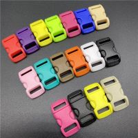 10pcs/Lot 10mm Inside Diameter Of Contoured Side Release For Paracord Bracelet Plastic Buckle DIY Pet Release Buckle Cable Management