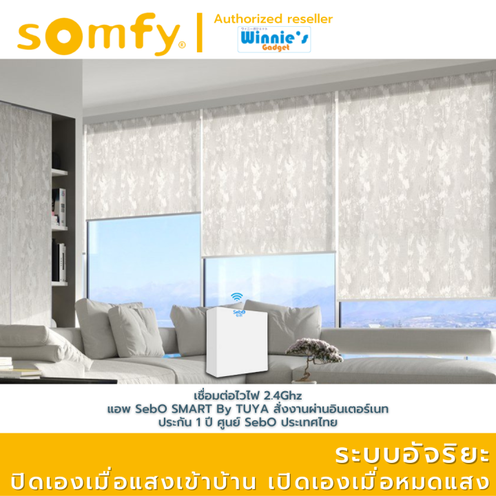 somfy-ltn-50-wt-10-16-pa-มอเตอร์ไฟฟ้าสำหรับม่านม้วน-มอเตอร์อันดับ-1-นำเข้าจากฟรั่งเศส