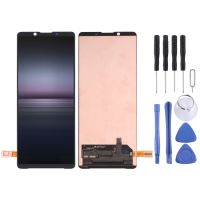 จอ OLED LCD เดิม Sunsky สำหรับ Sony Xperia 1 II พร้อม Digitizer ประกอบเต็มตัวเครื่อง