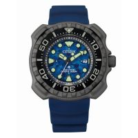 【ของแท้ ส่งตรงจากญี่ปุ่น】Citizen Bn0227-09L Promaster Eco-Drive Marine Series Diver 200M นาฬิกาข้อมือ ลายพราง สีฟ้า