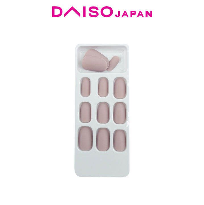 Daiso Nail Tips Fake Nails for Hands (Matte Lavender) Lazada PH