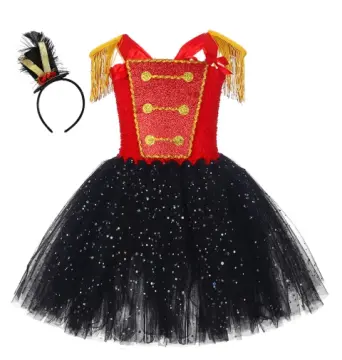 Ringmaster Tutu Dress and Hat Circus Costume Lion Tamer Costume 