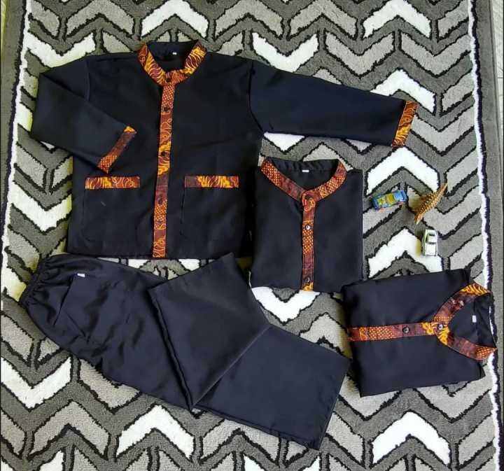 Setelan pangsi anak laki-laki sekolah TK/SD baju silat tradisional
