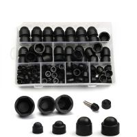 145Pcs Hex Nut Cover Protective M4-M12 Bolt Cap Protection Caps Covers Exposed Hexagon Plastic Nails  Screws Fasteners