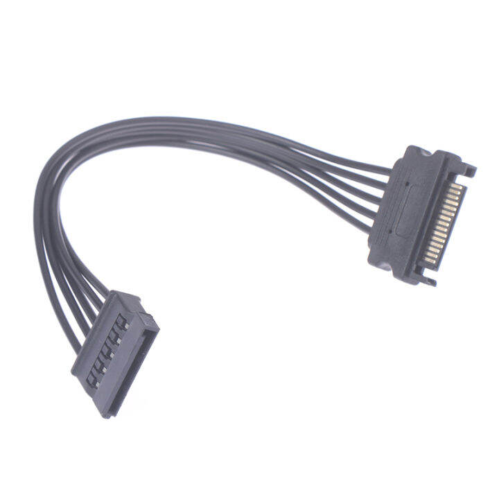 NIEN SATA to 15Pin Male To Female Power Extension Cable HDD SSD SATA