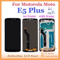 AAA + สำหรับ Motorola Moto E5 Plus XT1924 XT1924-1 XT1924-2ชิ้นส่วนจอสัมผัสแอลซีดีของเครื่องแปลงดิจิทัลพร้อมชิ้นส่วนกรอบสำรอง