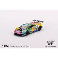 Minigt 1:64 Hurricane GT3 EVO Gear Racing IMSA Daytona 24 HRS Alloy diorama Car Model Collection Miniature carr. 552มีในสต็อก