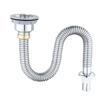 Kitchen Stainless Steel Sink Stopper Single Sank Sink Drain Pipe Bathroom Sewer Accessories Kitchen Basket