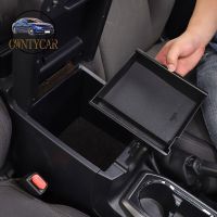 For Toyota Tacoma 2016-2023 ABS Car Central Armrest Box Storage Box Multiftional Mobile Phone Tray Car Interior Essories