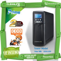 เครื่องสำรองไฟ Cleanline UPS : Prime-1000 (1000VA / 600W) # ประกัน 2 ปี + ส่งฟรี! ทั่วไทย