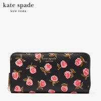 KATE SPADE NEW YORK SPENCER DITSY ROSE ZIP AROUND CONTINENTAL WALLET K5696 กระเป๋าสตางค์