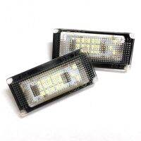 2Pcs 6500K 18 LED Car License Plate Light Lamp for BMW Mini Cooper R50 R52 R53 подсветка номера led лампы для авто scirocco