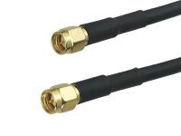 1Pcs RG58 SMA Male plug to SMA Male plug Connector RF Coaxial Jumper Pigtail Cable 4inch 50M