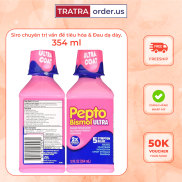 Siro Pepto Hỗ trợ tiêu hóa dạ dày Pepto Bismol 354ml Đủ Bill Mỹ