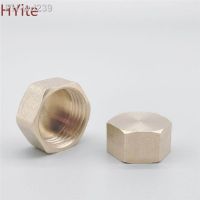 1/8 quot; 1/4 quot; 3/8 quot; 1/2 quot; 3/4 quot;BSP Female Thread Brass Pipe Hex Head Brass End Cap Plug Fitting Coupler Connector Adapter