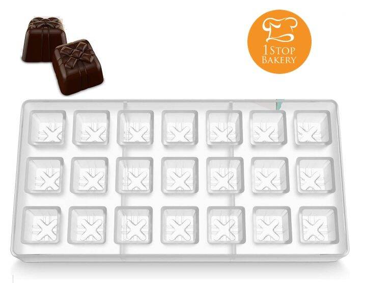 ttm-poly-pc1036-gift-box-chocolate-mold-nr-24-พิมพ์กล่องของขวัญ