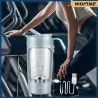 ไฟฟ้าเครื่องเขย่าขวดน้ำ WDFINE สำหรับผสมโปรตีนถ้วยเครื่องผสมแบบยูเอสบีสำหรับการออกกำลังกาย