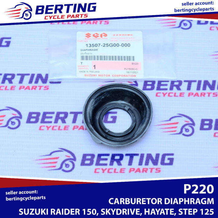 ★SGP CARBURETOR DIAPHRAGM Suzuki Raider 150 Skydrive Hayate Step 125