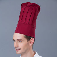 Black Mushroom Cap Cloth Restaurant Cap White Men Kitchen Baker Chef Elastic Comfortable Cooking Restaurant Working Hat