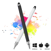 1/3 Pcs 2 in 1 ปากกาสไตลัสสากลสำหรับ iOS iPad Android แท็บเล็ตโทรศัพท์มือถือ Smooth Drawing แท็บเล็ตหน้าจอสัมผัสแบบ Capacitive ปากกาสัมผัส-anyengcaear