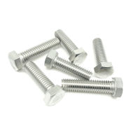 10pcs 10#-32 304 stainless steel outer hexagon screws external hex head screw mechanical bolts fasten bolt DIN933