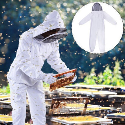 Tamias 🤎🖤ชุดจับผึ้ง ชุดกันผึ้ง หมวกกันแมลง ชุดจับผึ้งครบชุด ชุดกันผึ้งต่อย ชุดป้องกันผึ้ (ส่งถุงมือ) เสื้อผ้าผ้าฝ้ายป้องกันผึ้ง~