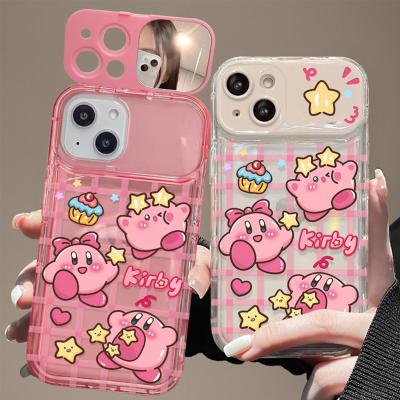 【ส่งจากไทย】เคสโทรศัพท์ซิลิโคนนิ่มน่ารัก Kirby ป้องกันรอยขีดข่วน for เคสไอโฟน 14 13 12 11 pro xs xr max 8 7 plus  SE