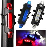 ✔✠✥ Bicycle Light Rear Tail Light Lamp LED USB Rechargeable Waterproof Bike TailLight Back Safety Night Cycling Bike Accessories