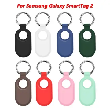 for Samsung Galaxy SmartTag2 Case, Protective Silicone Case for Galaxy  Smart Tag 2 with Key Ring for Keys 4pcs