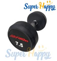 ดัมเบลกลมหุ้มยาง 7.5 กิโล (ราคาต่อ 1 ชิ้น) ดัมเบลหุ้มยาง Fixed Weight Round Rubber Dumbbell